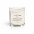 Capricorn-Sided Clear Glass Candle 12.5oz