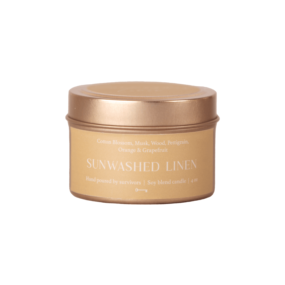 Sunwashed Linen 4 oz Candle