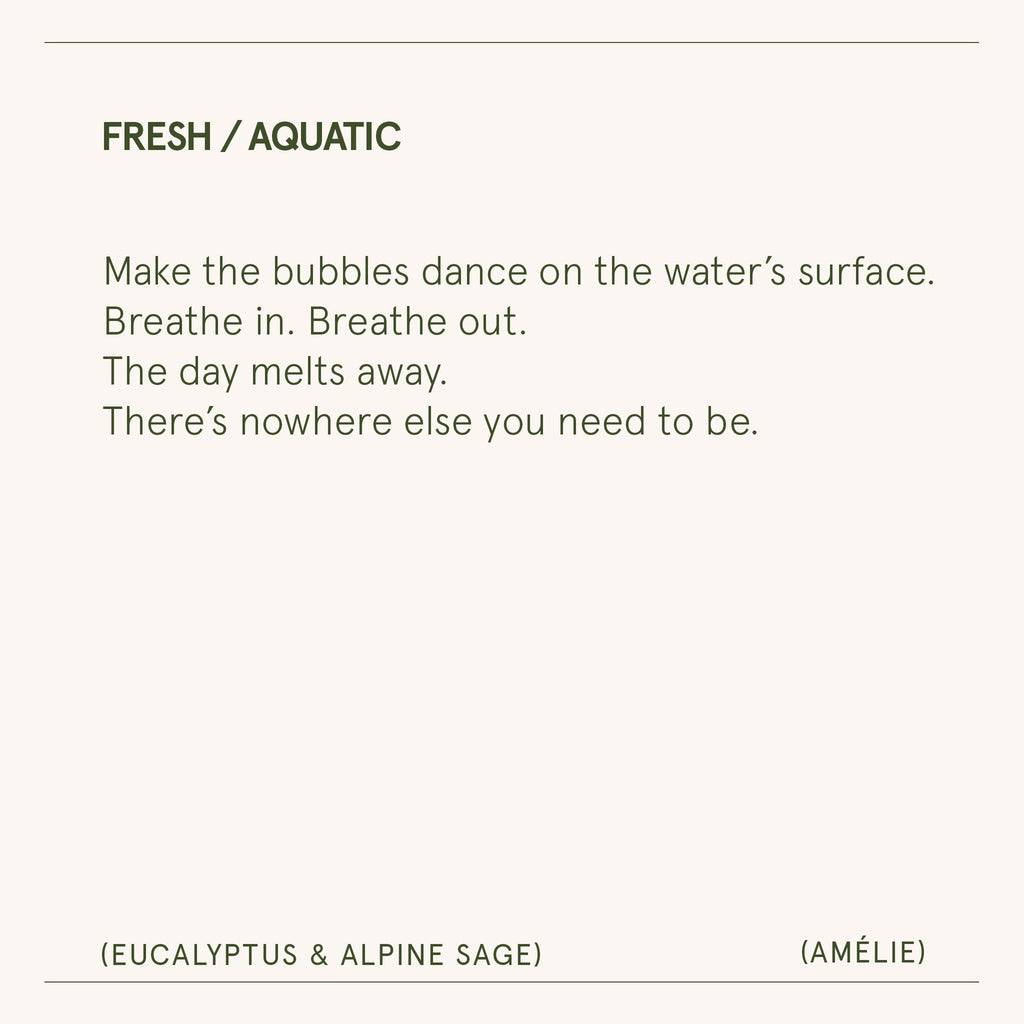 Amélie –  Eucalyptus & Alpine Sage Candle