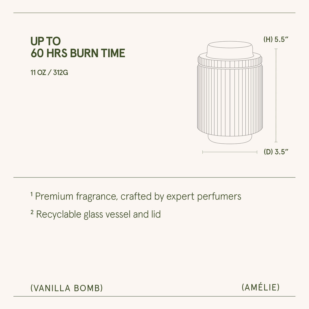 Amélie – Vanilla Bomb Candle