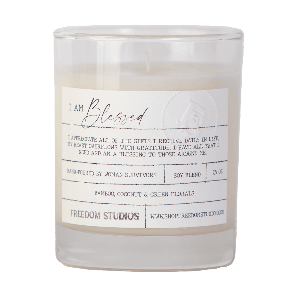 I AM Blessed 7.5 oz Candle