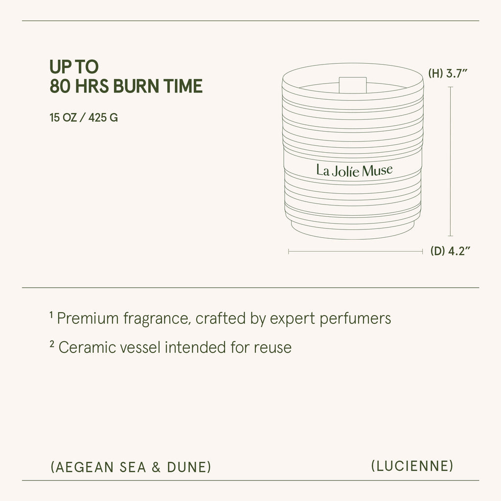 Lucienne - Aegean Sea & Dune Candle
