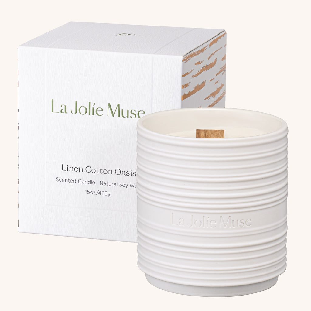 Lucienne - Linen Cotton Oasis Candle