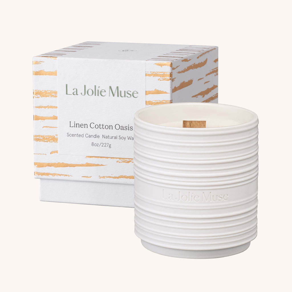 Lucienne - Linen Cotton Oasis Candle