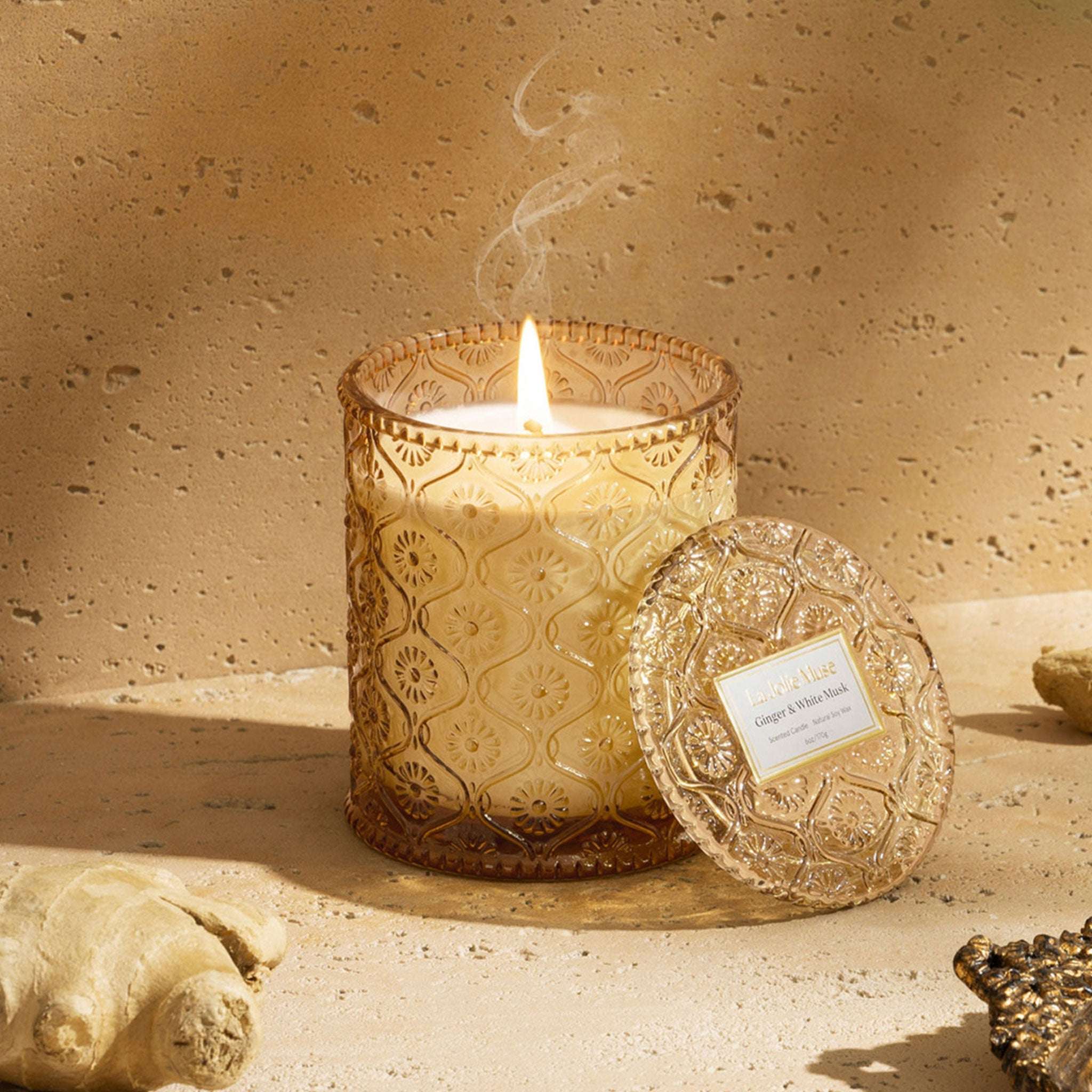 Maelyn - Ginger & White Musk 6oz Candle