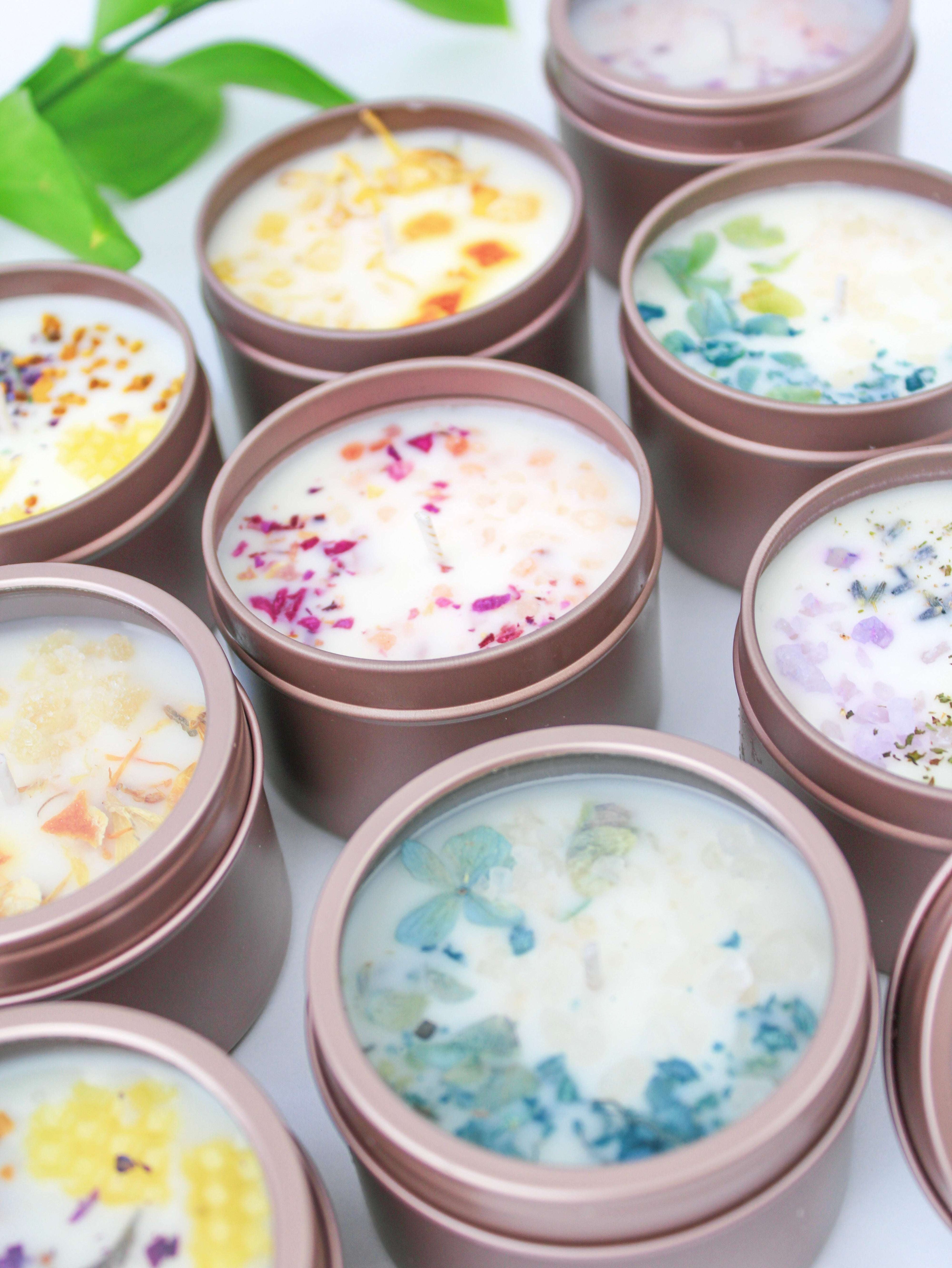 4 oz Botanical Soy Wax Candles - Party Favors