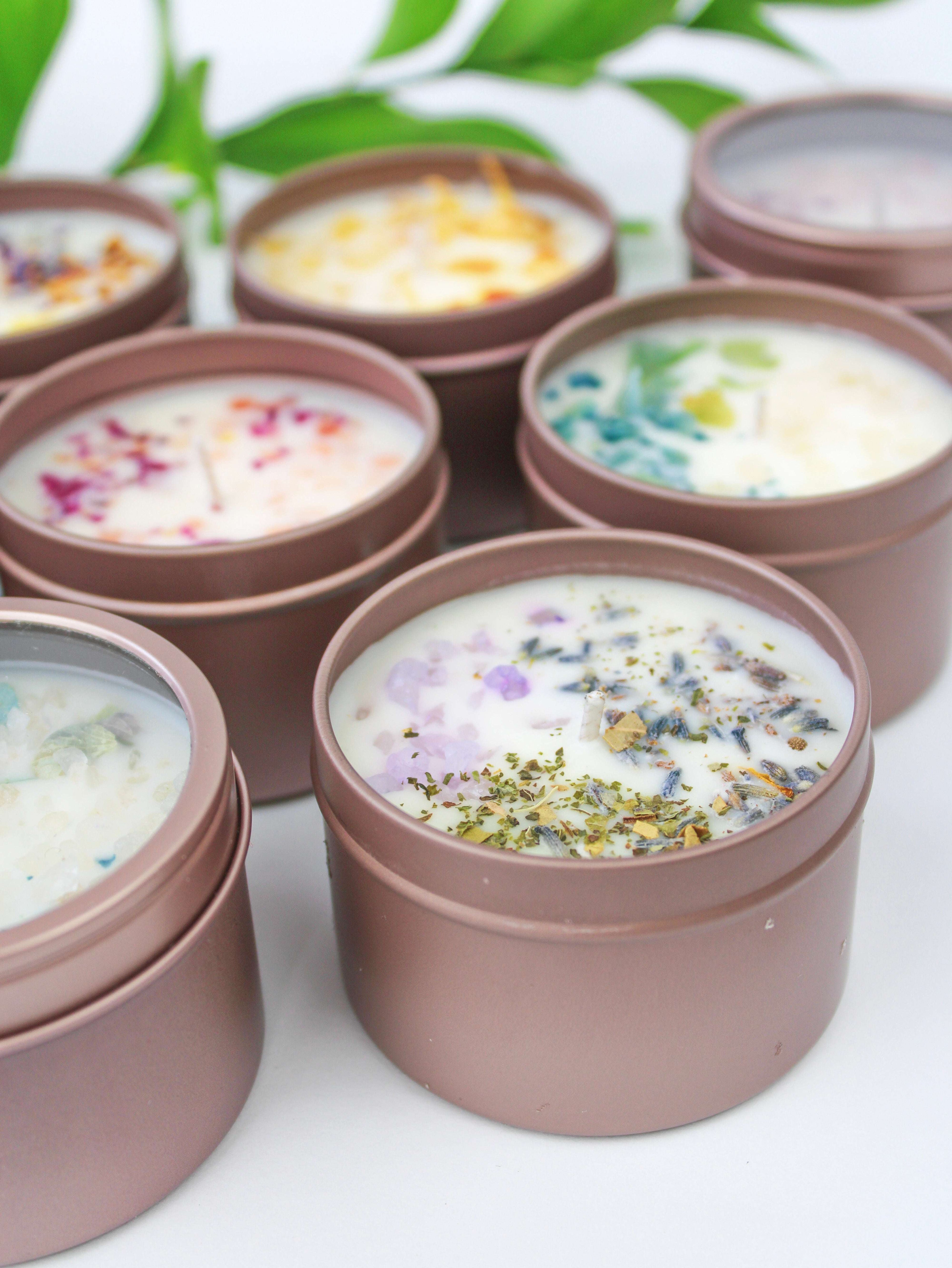 4 oz Botanical Soy Wax Candles - Party Favors