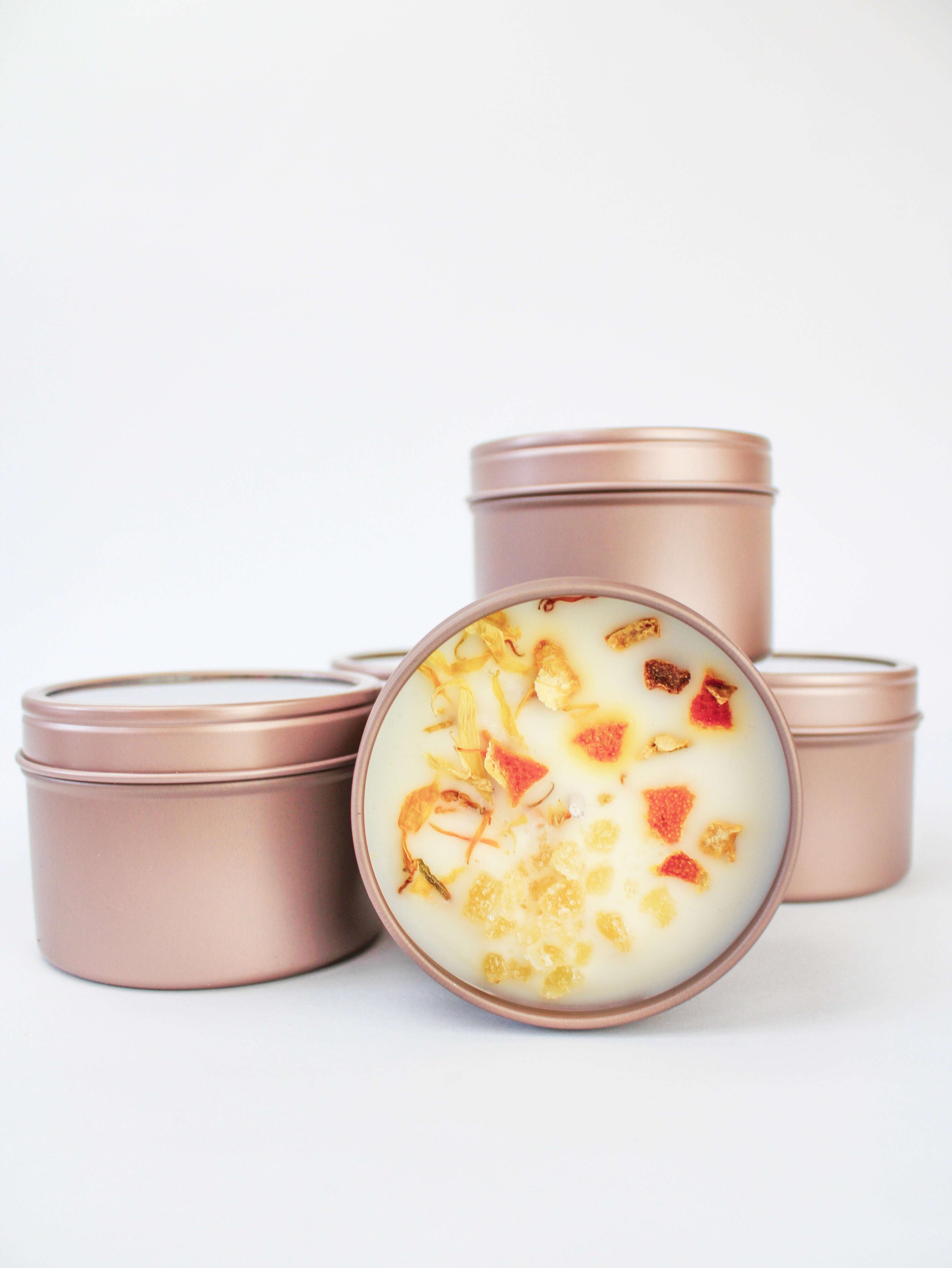 4 oz Botanical Soy Wax Candles - Party Favors